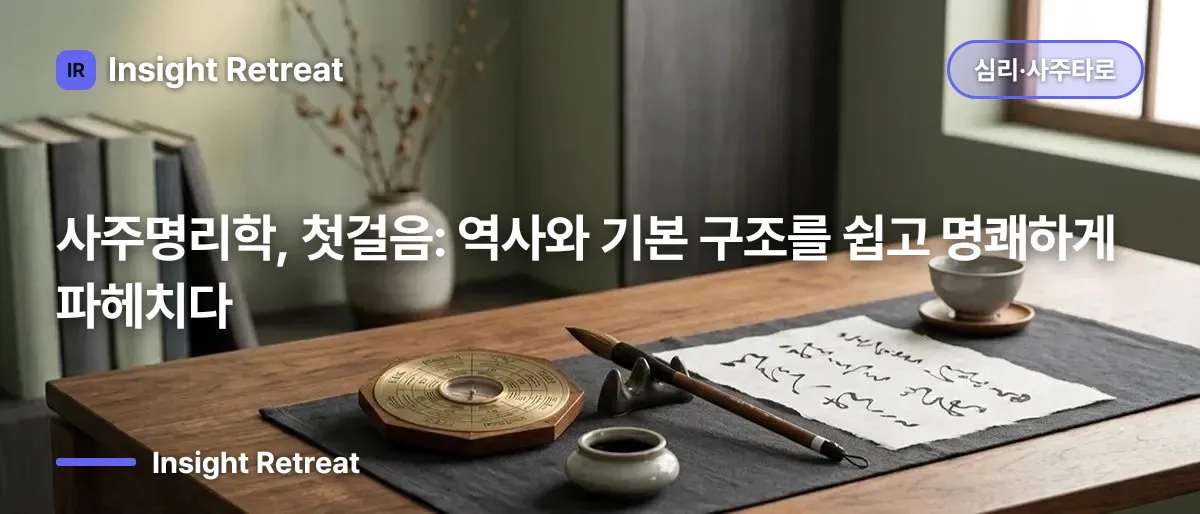 사주명리학, 첫걸음: 역사와 기본 구조를 쉽고 명쾌하게 파헤치다