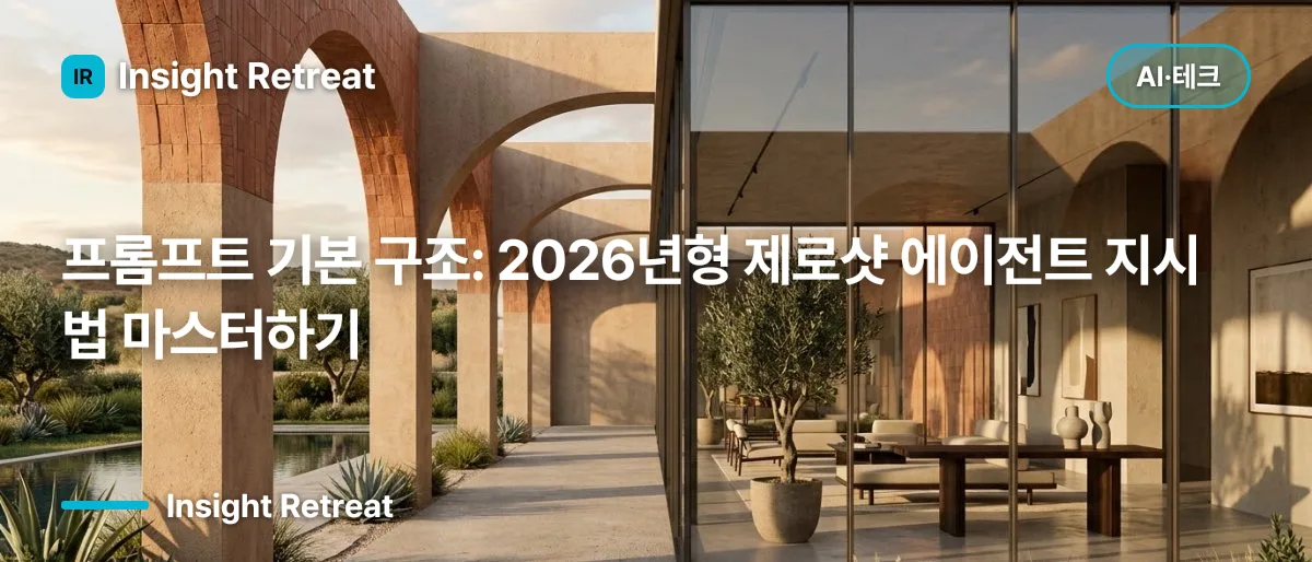 프롬프트 기본 구조: 2026년형 제로샷 에이전트 지시법 마스터하기