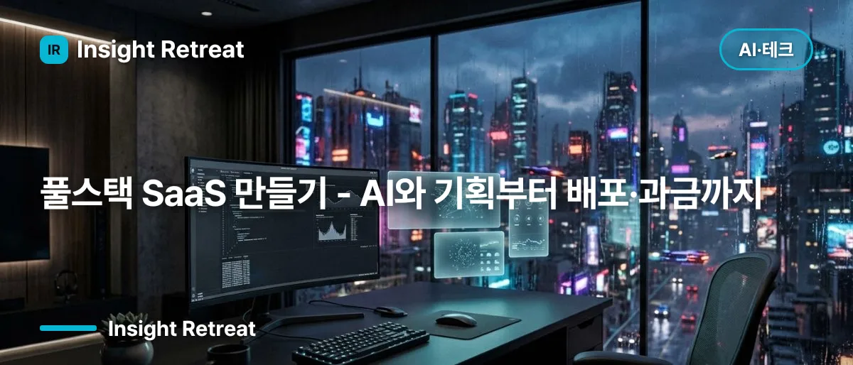 풀스택 SaaS 만들기 - AI와 기획부터 배포·과금까지