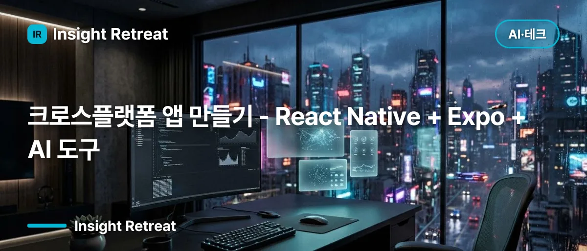 크로스플랫폼 앱 만들기 - React Native + Expo + AI 도구