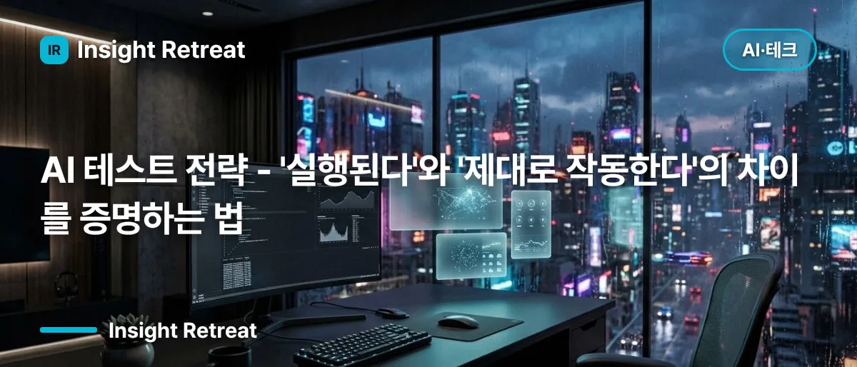 AI 테스트 전략 - '실행된다'와 '제대로 작동한다'의 차이를 증명하는 법