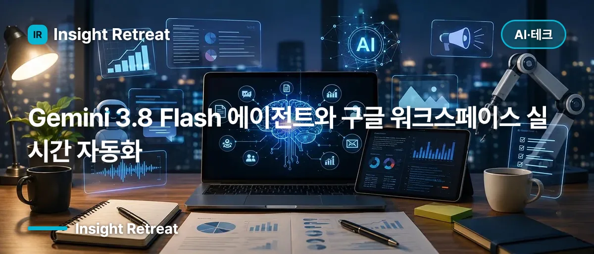 Gemini 3.8 Flash 에이전트와 구글 워크스페이스 실시간 자동화