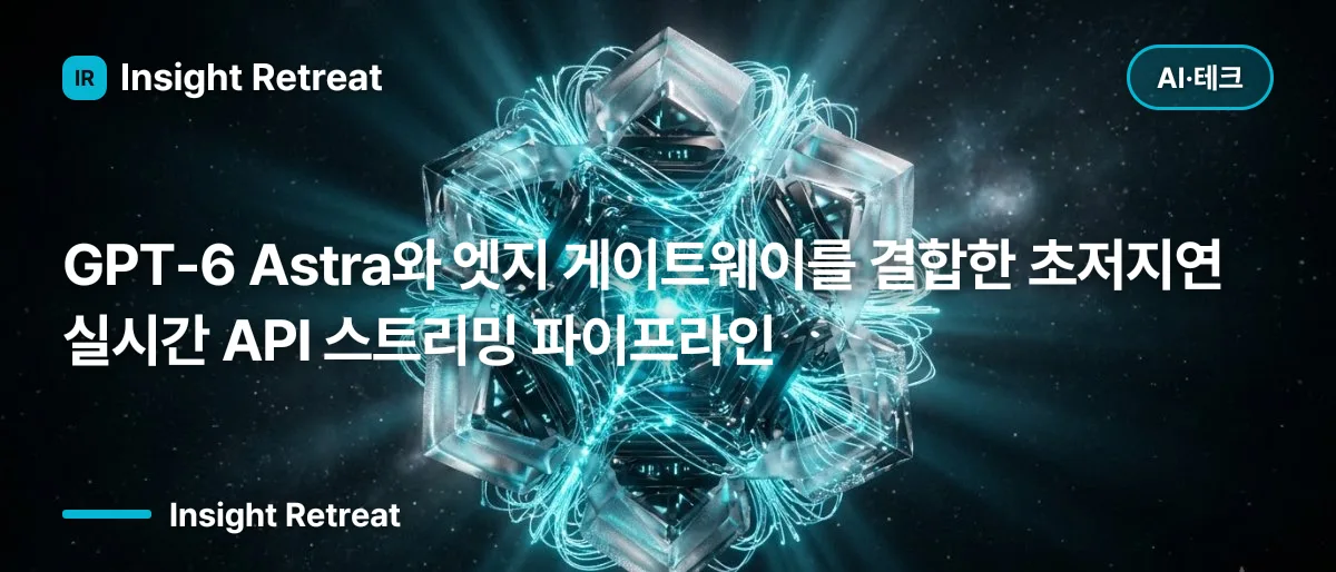 GPT-6 Astra와 엣지 게이트웨이를 결합한 초저지연 실시간 API 스트리밍 파이프라인