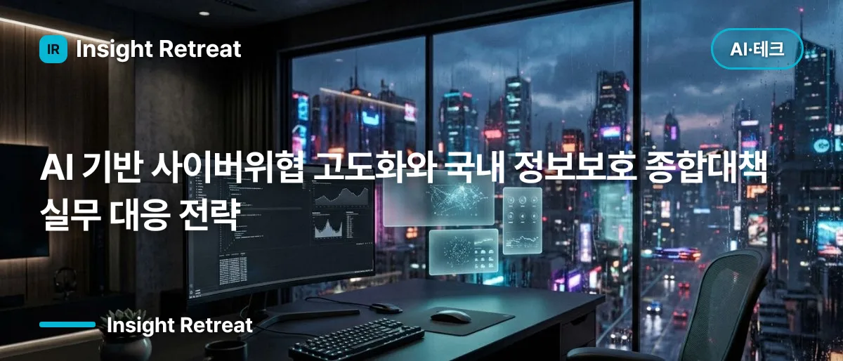 AI 기반 사이버위협 고도화와 국내 정보보호 종합대책 실무 대응 전략
